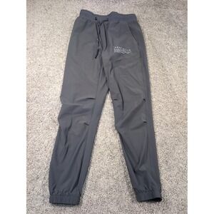 THREE NAILS Mens Jogger Pants Gray Cargo Style Drawstring Size M